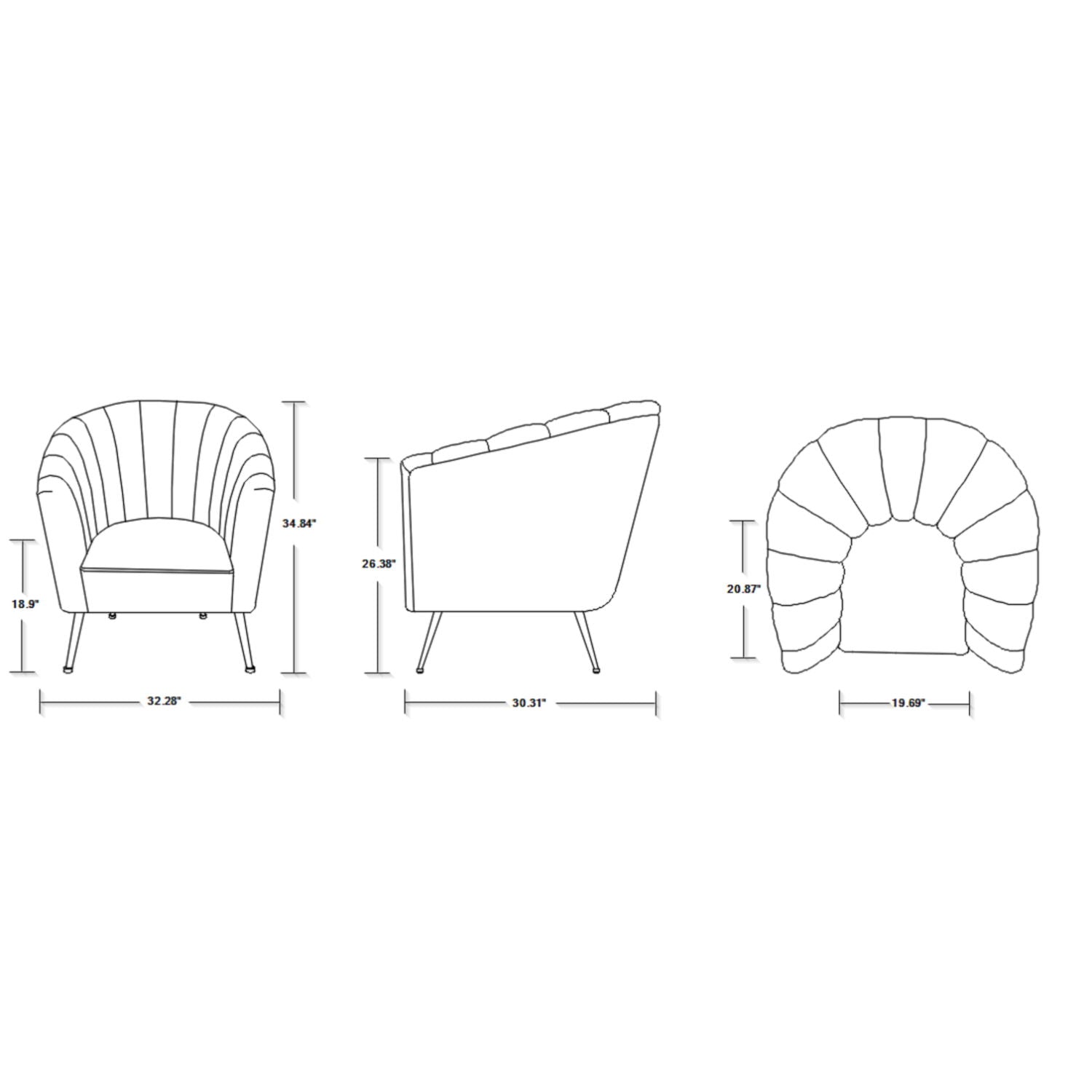 Rosemont - Accent Armchair by HouseOfZazla