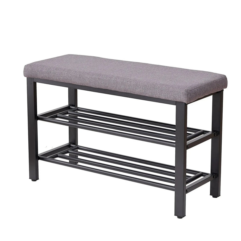 Shoe Bench With Cushion, Storage Seat For Entryway by HouseOfZazla