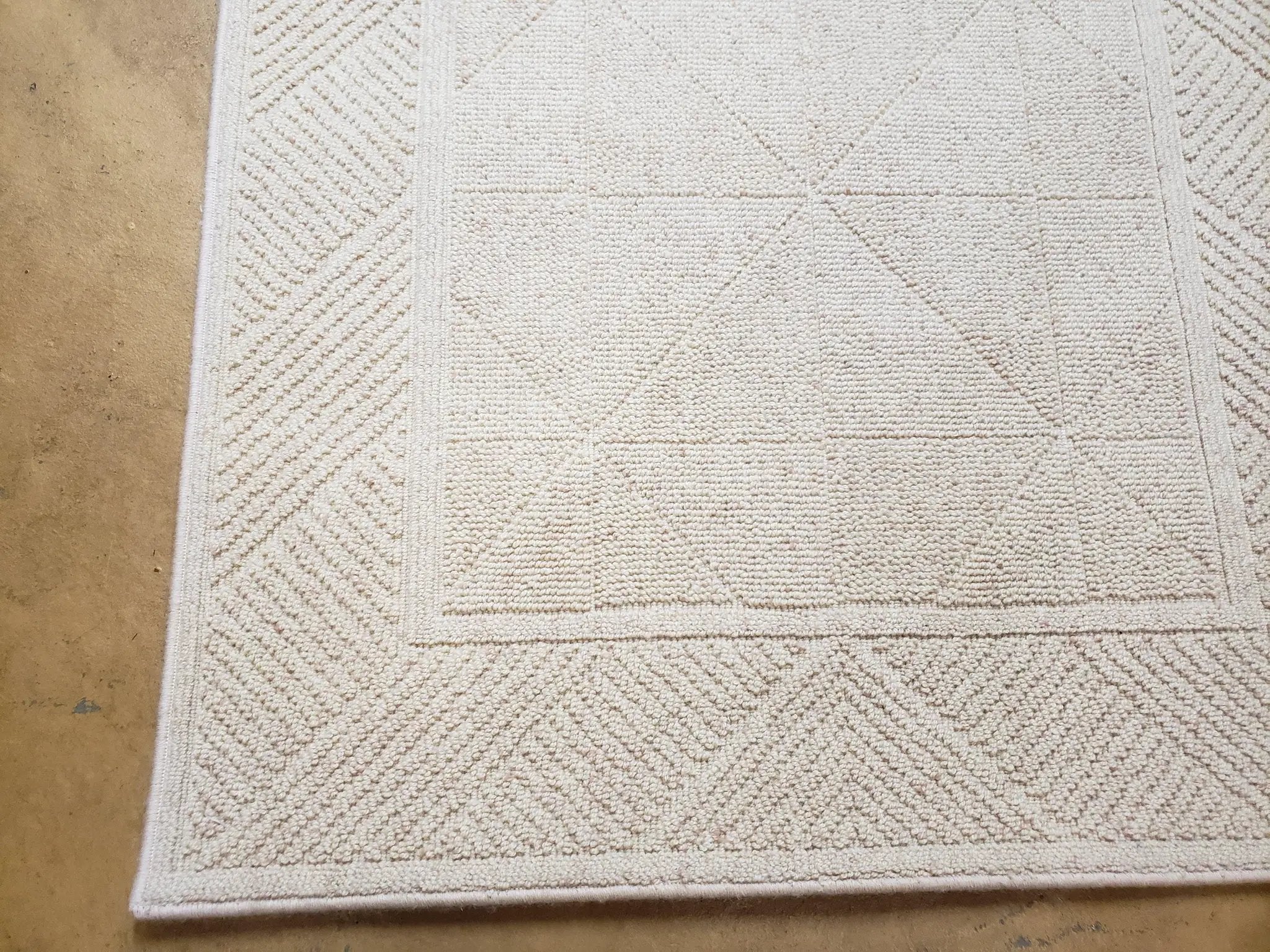 3x5 Karastan Sisal Rug Collection, Design 379/80504, Sambava II, 3'6 x 5'3, Beige Karastan Rug with Label, Authentic Karastan, Entryway Rug by Jewel Rugs