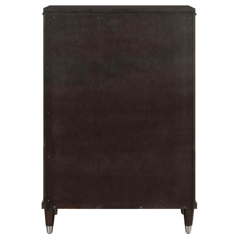Niguel - 5 Drawer Chest Storage Furniture - Brown by HouseOfZazla