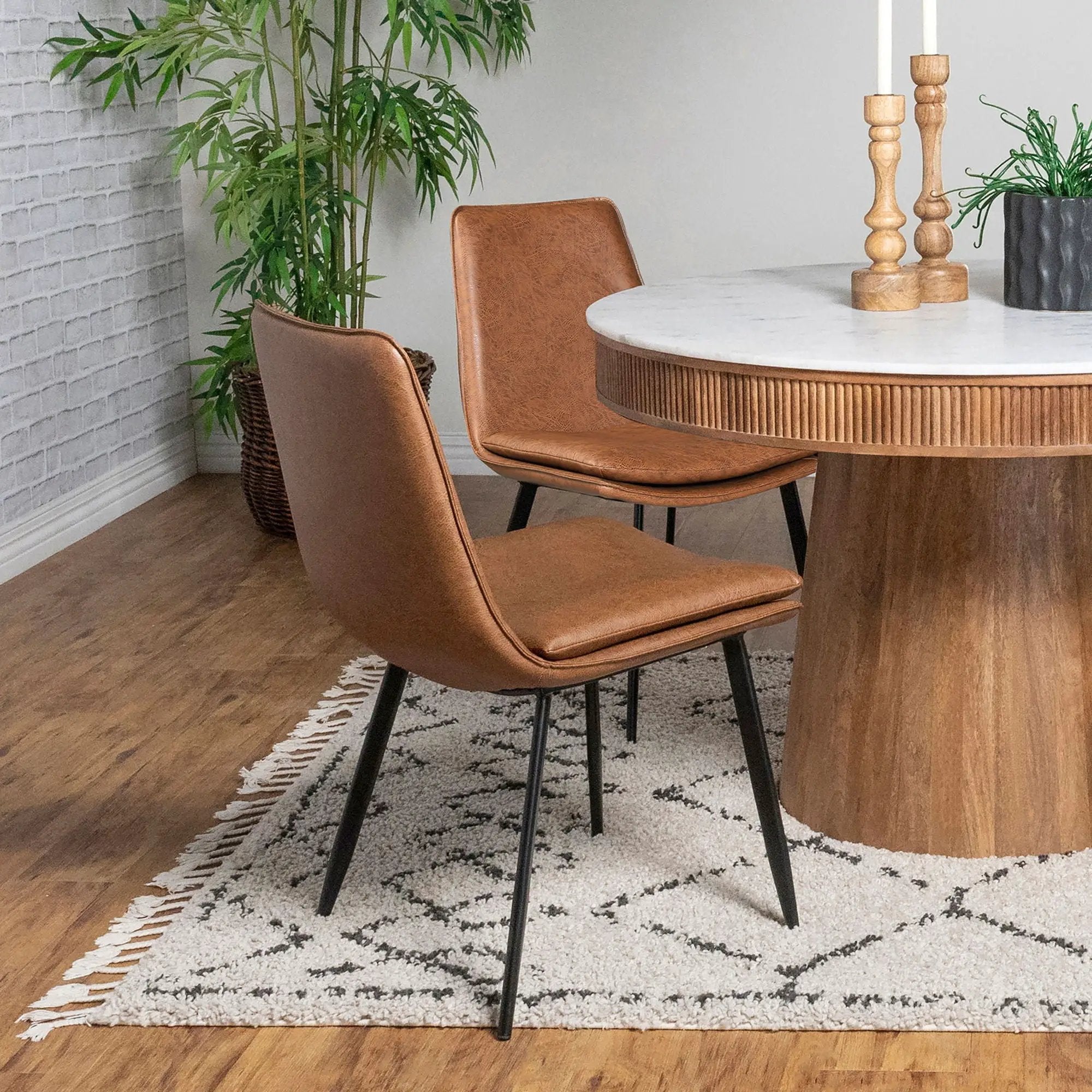 Feast - Coffee Dining Chair (Set of 2) - Coffee by HouseOfZazla