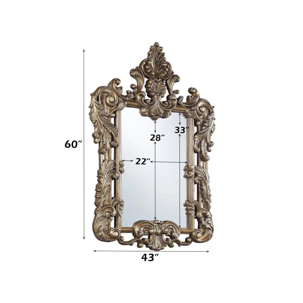Constantine - Mirror - Brown & Gold by Unique Piece Furniture