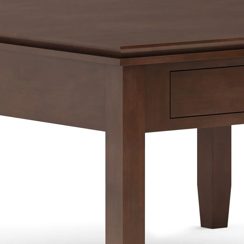 Artisan - Square Coffee Table - Russet Brown by HouseOfZazla
