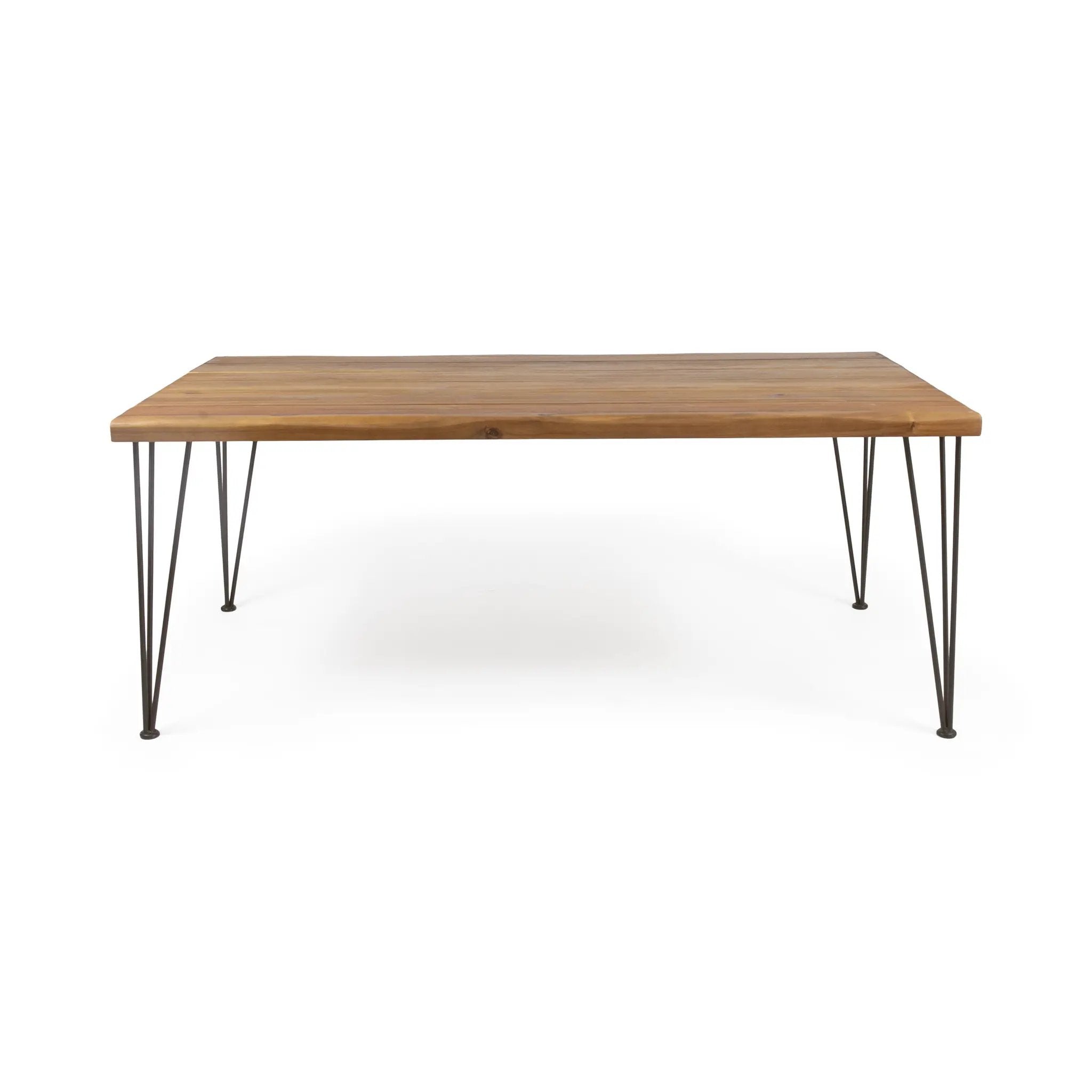 7 Pieces Acacia Wood Outdoor Dining Set by HouseOfZazla