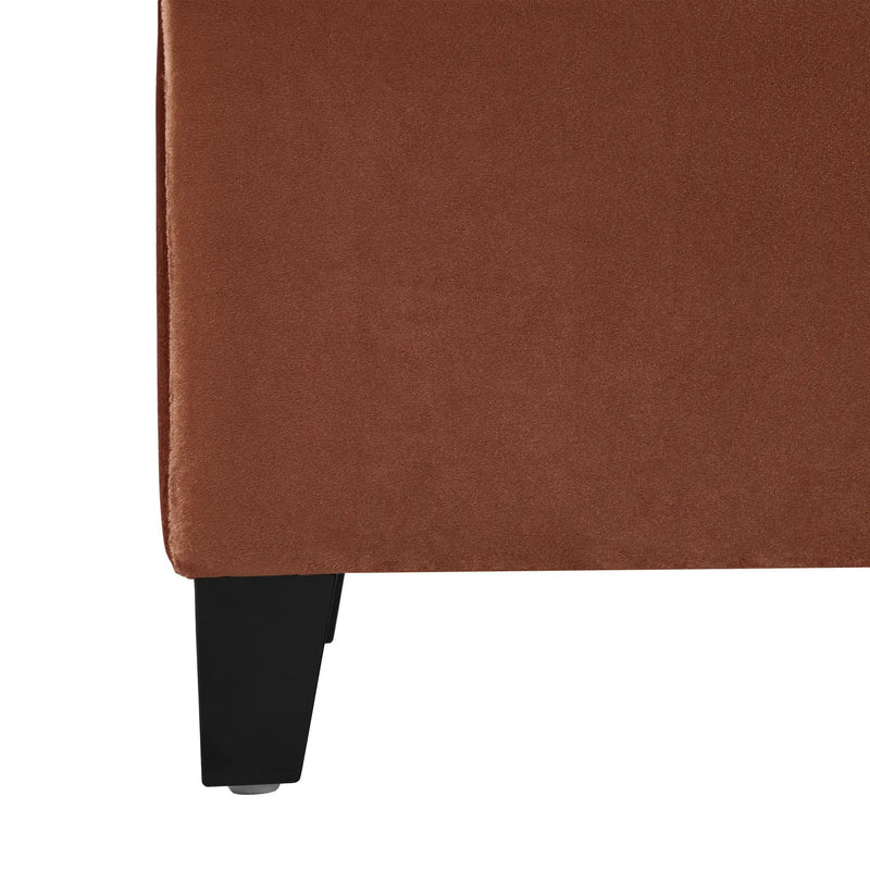 Wendover Elegant Tufted Storage Bench With Lift-Up Top And Birch Wood Legs by HouseOfZazla