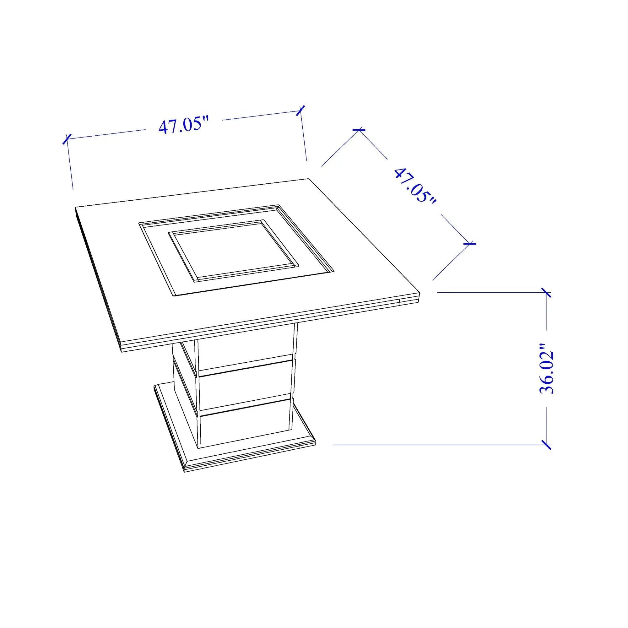 Ariya - 5 Pieces Bar Table And Bar Stool Set by HouseOfZazla