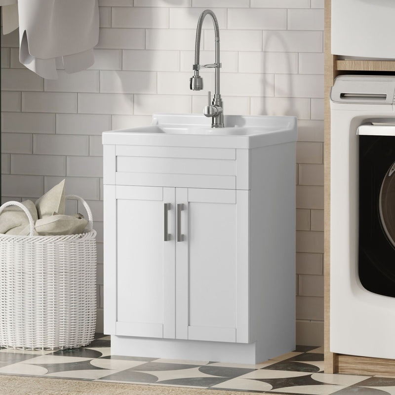 Hennessy - Deluxe Laundry Utility Sink And Cabinet by HouseOfZazla