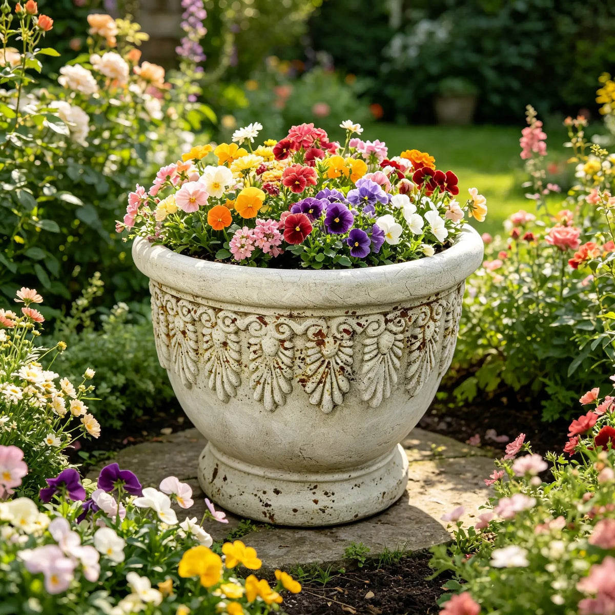 MGO Garden Planter - Rust Finish by HouseOfZazla