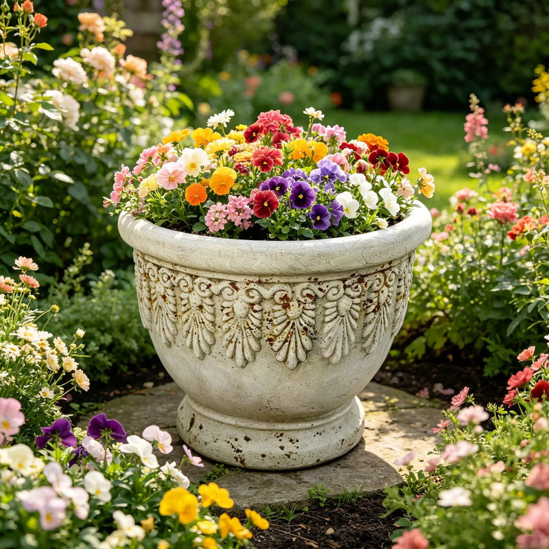 MGO Garden Planter - Rust Finish by HouseOfZazla