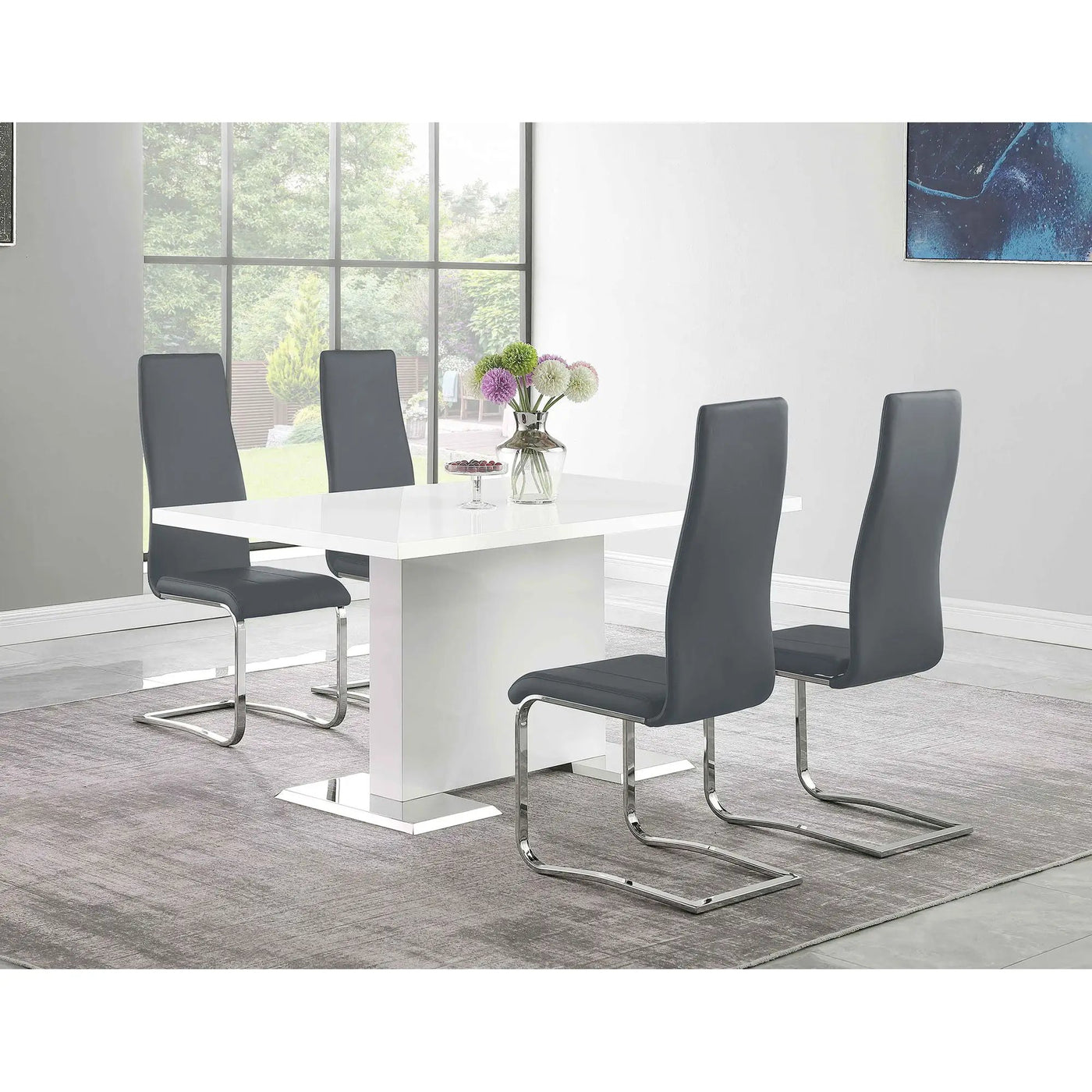 Wenzl - 5 Piece Dining Table Set by HouseOfZazla