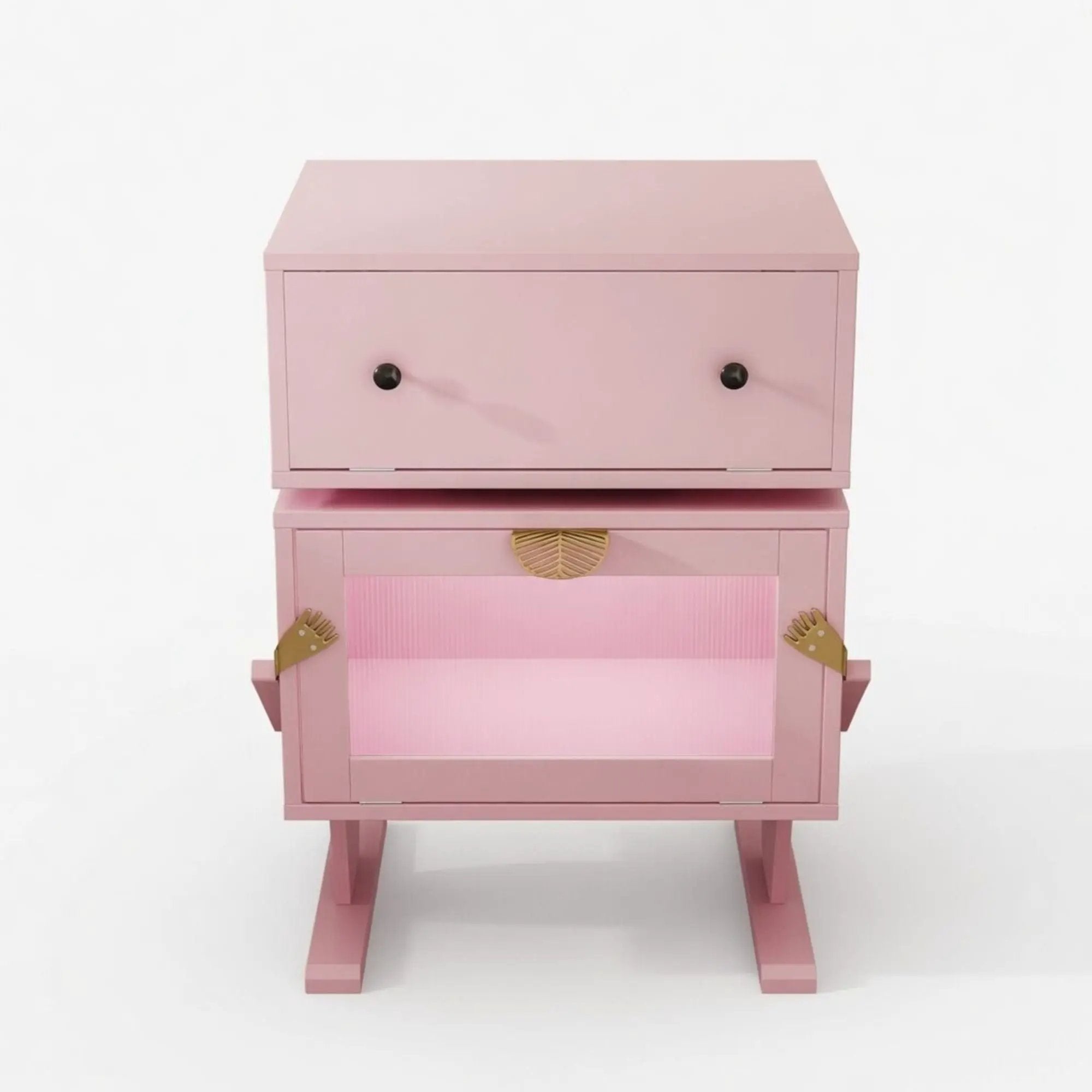 Robot LED Nightstand With 360° Rotating Drawer by HouseOfZazla