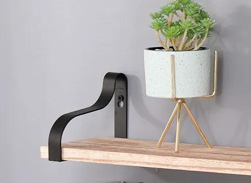 Floating Shelves, Long Wall Shelves (Set of 3), Wall Mounted Shelves & Brackets For Bedroom - Natural Wood by Unique Piece Furniture