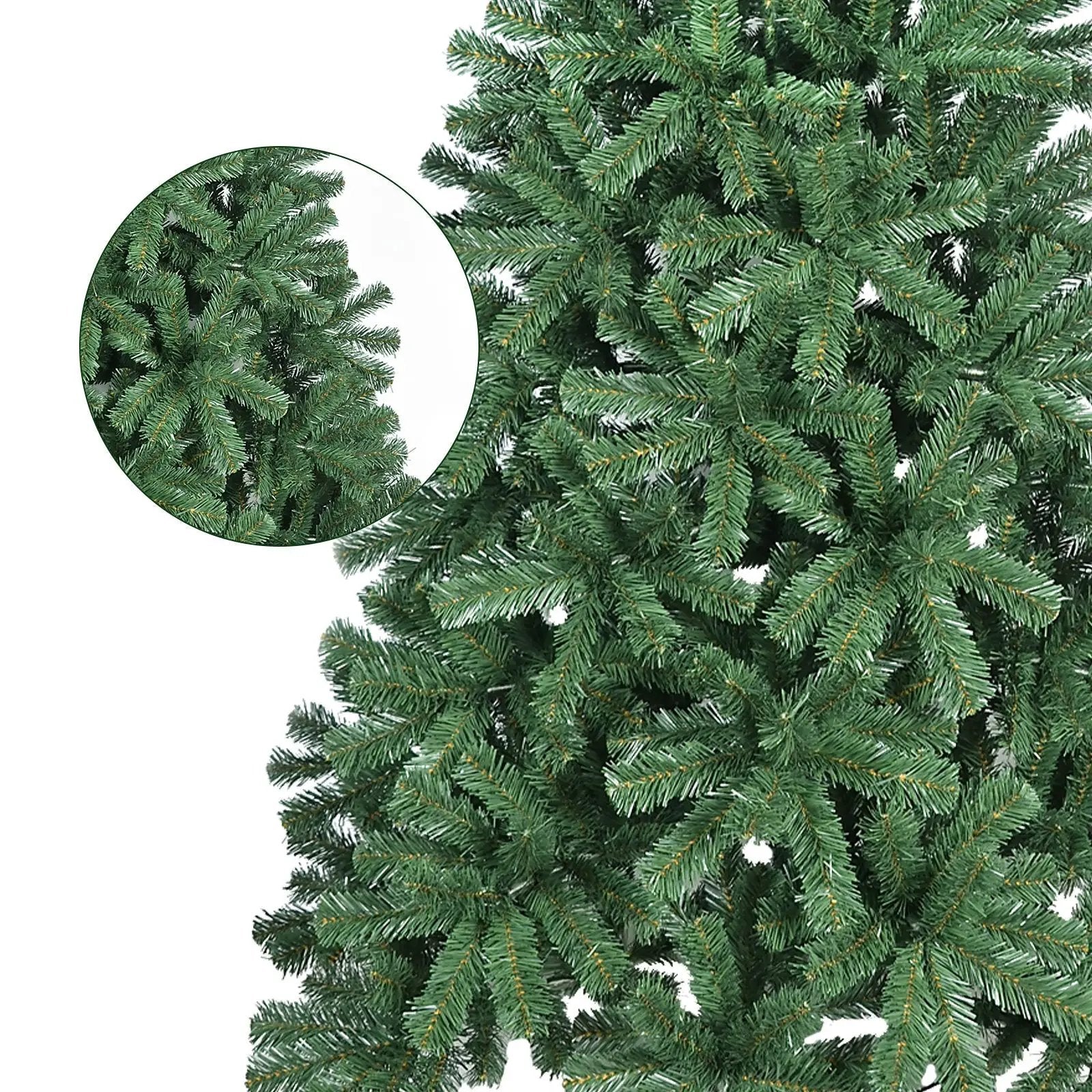8FT Artificial Christmas Tree with 1136 PVC Tips by HouseOfZazla