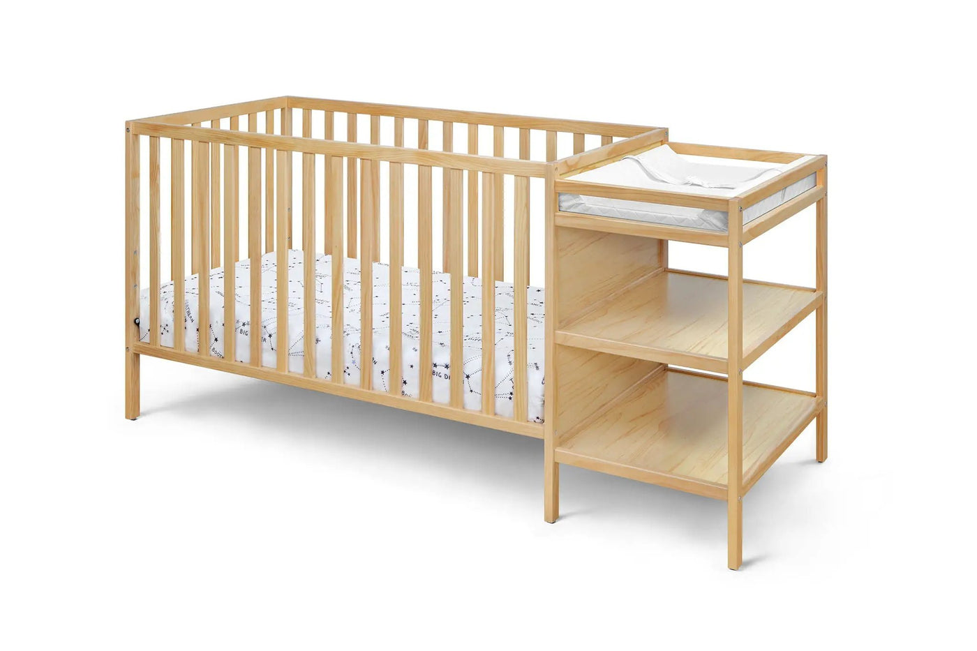 Palmer - 3-in-1 Convertible Crib / Changer Combo by Unique Piece Furniture