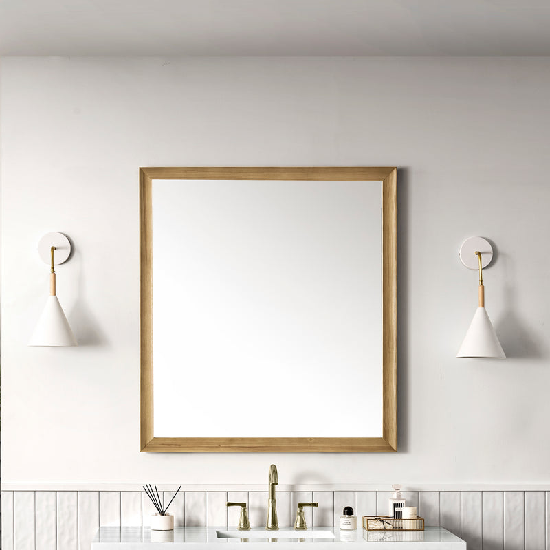James Martin Glenbrooke 36" Mirror, Light Natural Oak, view 3