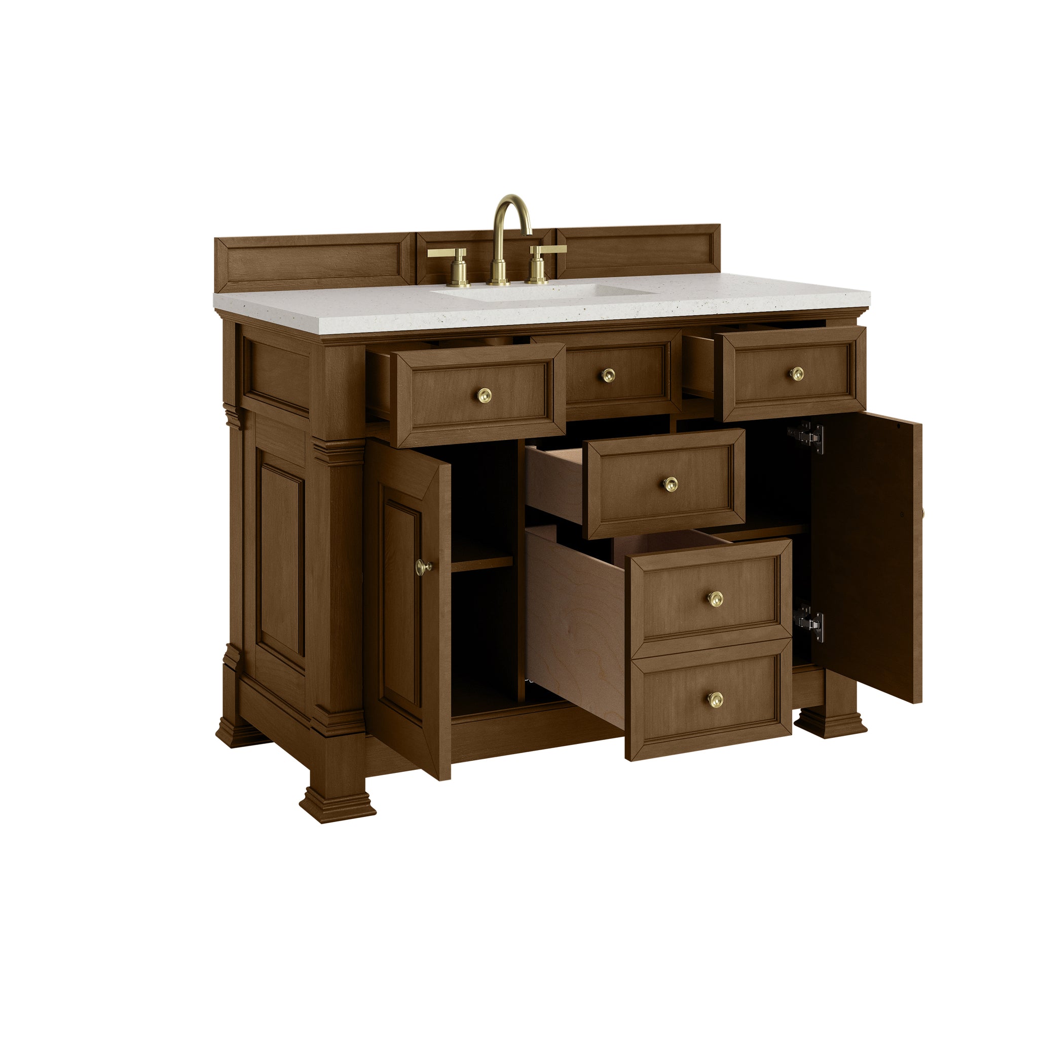 James Martin Brookfield 48" Single Bathroom Vanity, Honey Oak, view 22
