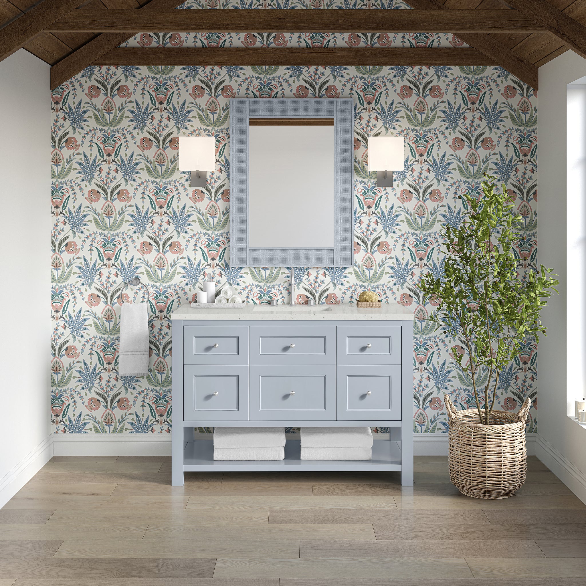 James Martin Breckenridge 48" Single Bathroom Vanity, Serenity Blue, view 25