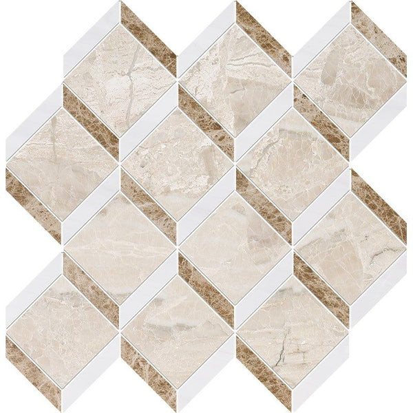 Dia Ro Hon-Sn Wh-Par Polished Steps 3d 1.11sf