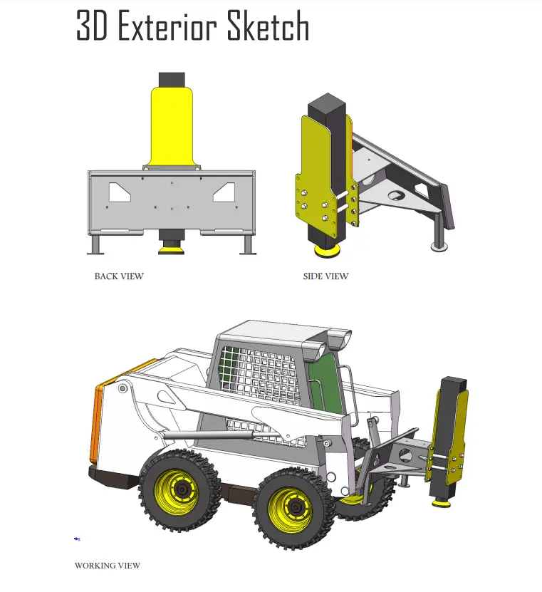 Greatbear Skid Steer Post Driver by Chery Industrial