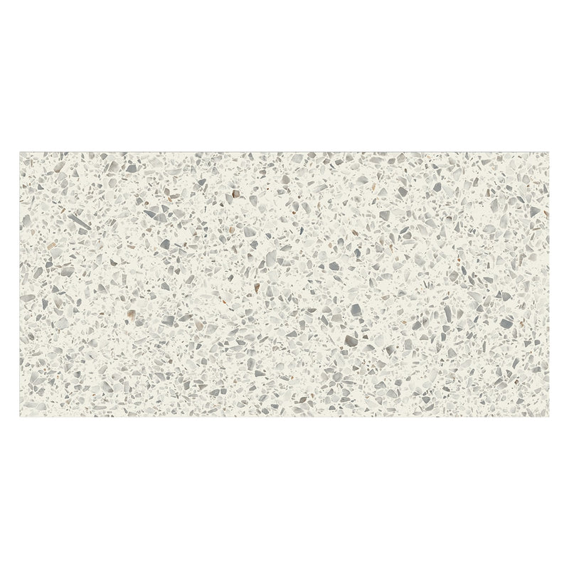 Diamond White Matte Terrazzo Look Porcelain Tiles 12x24 Porcelain Matte 12x24 Tiles