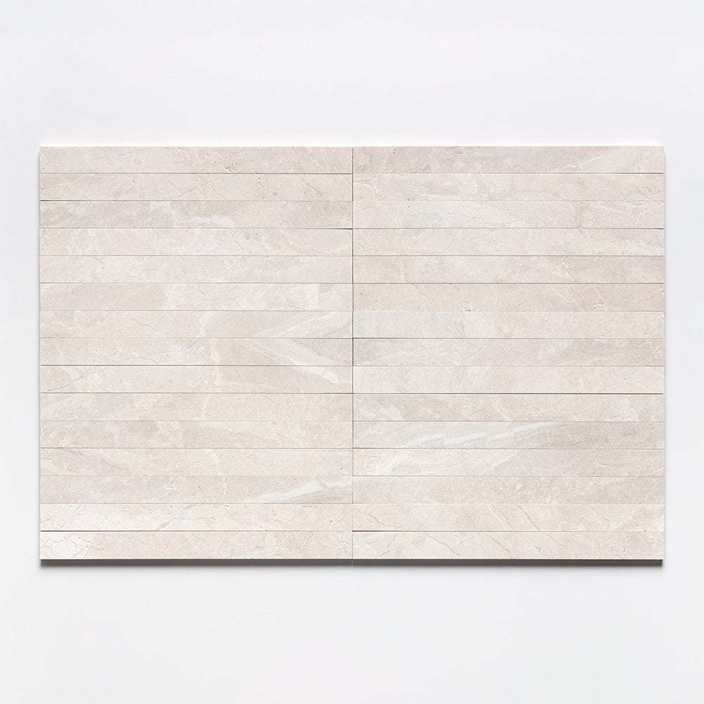 Diana Royal Fine Textured Plank Marble Tiles 1 9/16x18 Marble Fine Textured 4x24 Tiles — 1