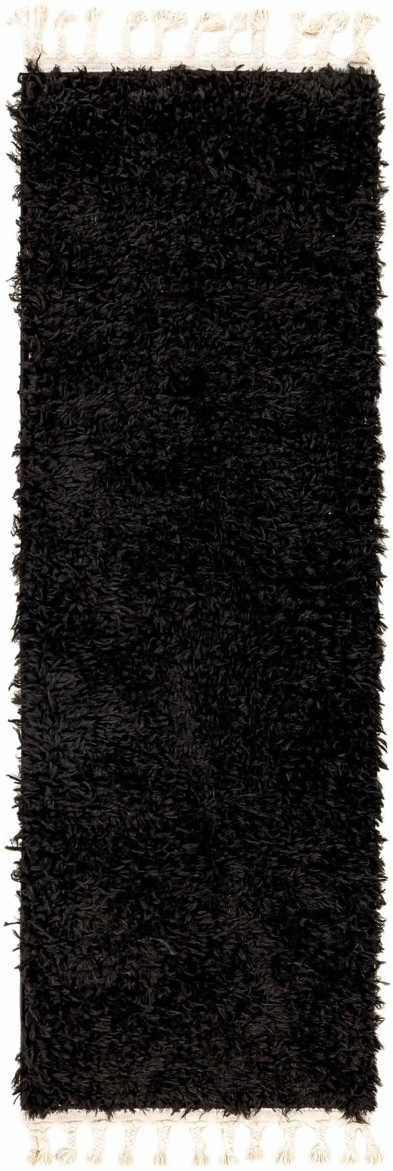 Mampurog Black Shag Rug - Clearance by Boutique Rugs