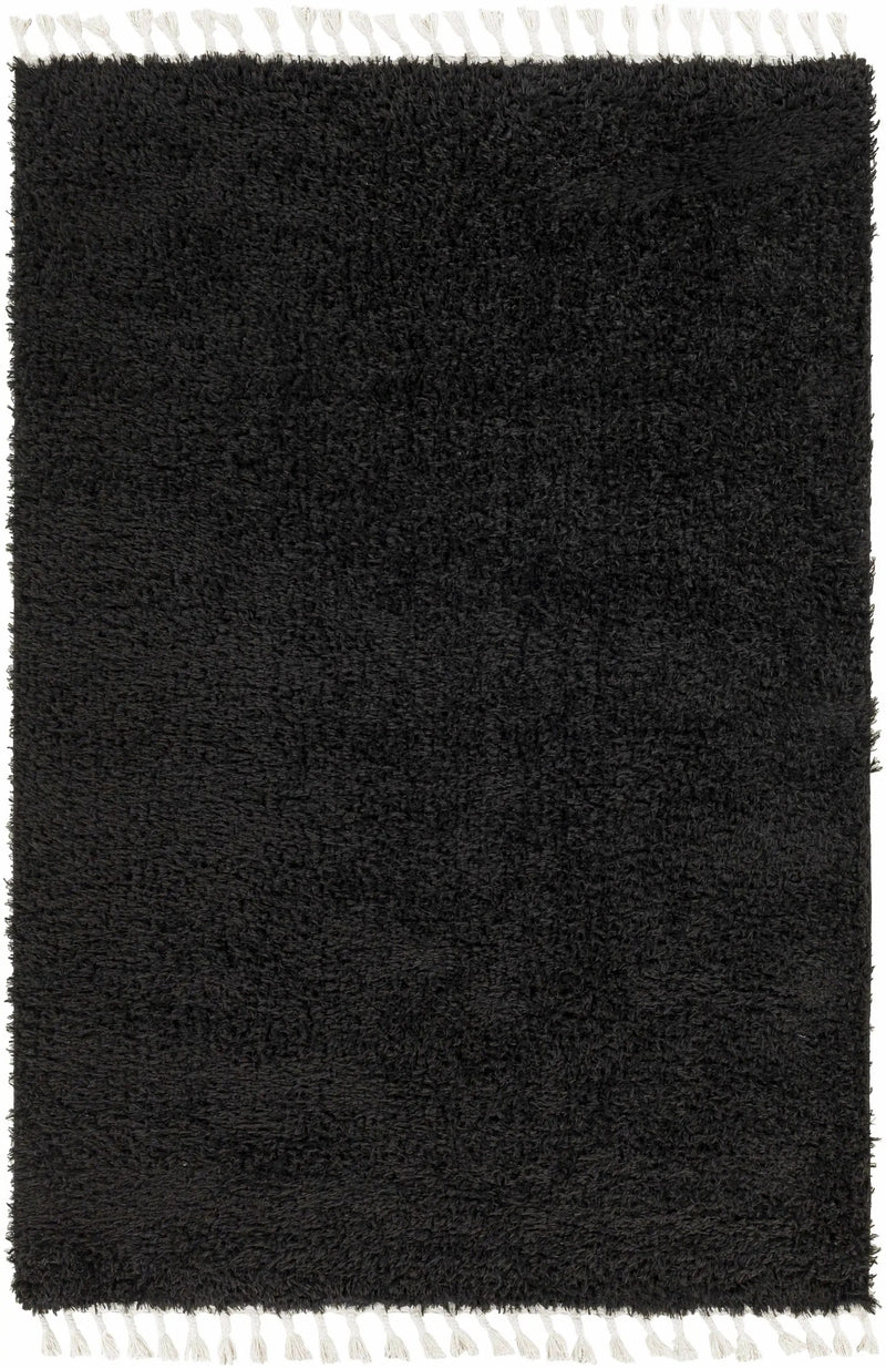 Mampurog Black Shag Rug - Clearance by Boutique Rugs