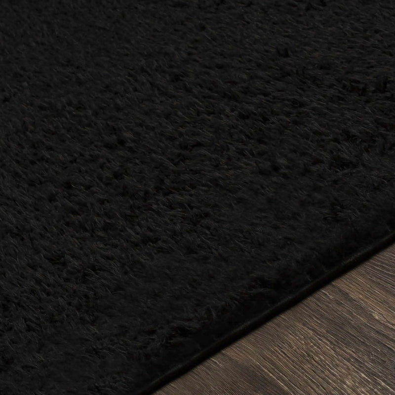 Mampurog Black Shag Rug - Clearance by Boutique Rugs