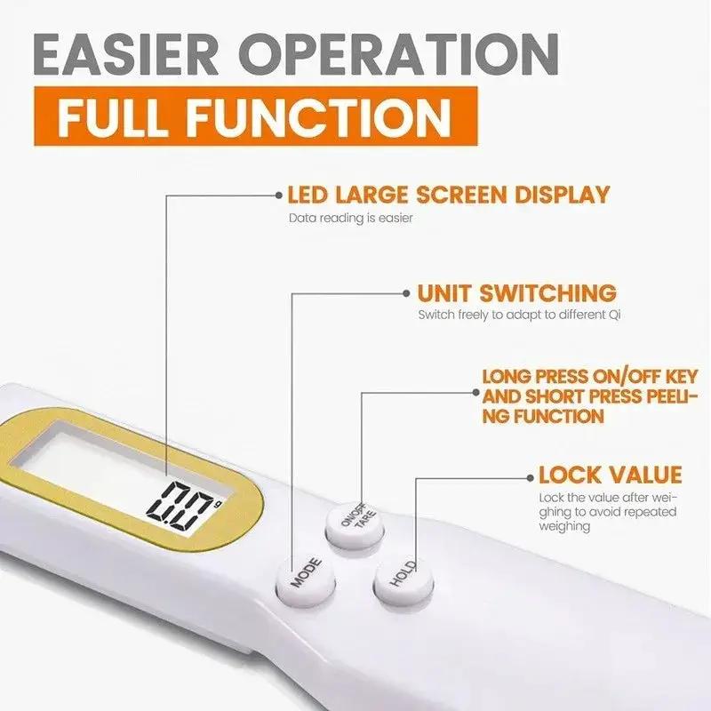 Digital Scale - LCD Display Plastic 500g by House Of Avana
