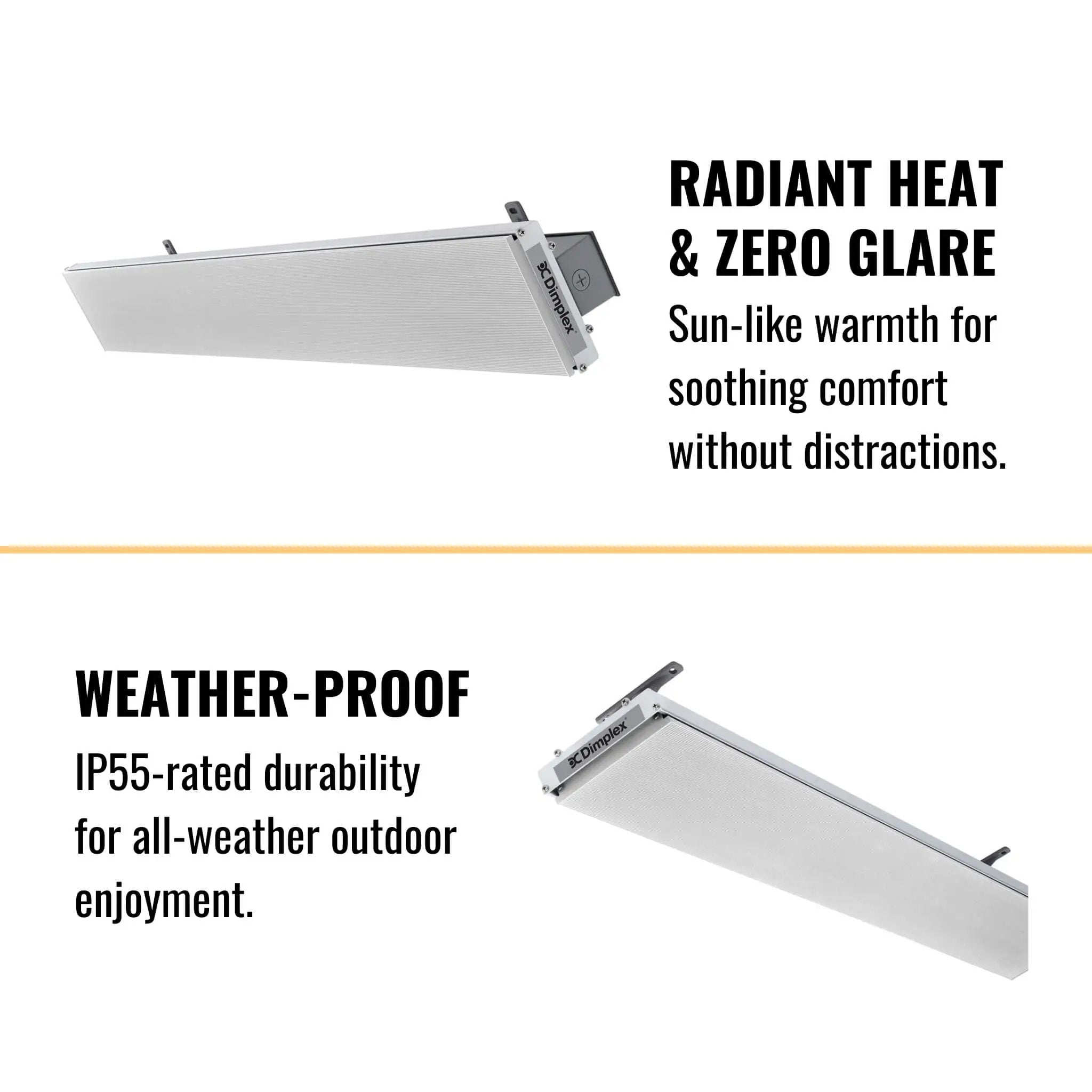 Dimplex DLW 70-Inch Noiseless Radiant Electric Heater For Outdoor And Indoor, 3200W [DLW3200W24] (SAK15698) by SAKSBY WHOLESALE