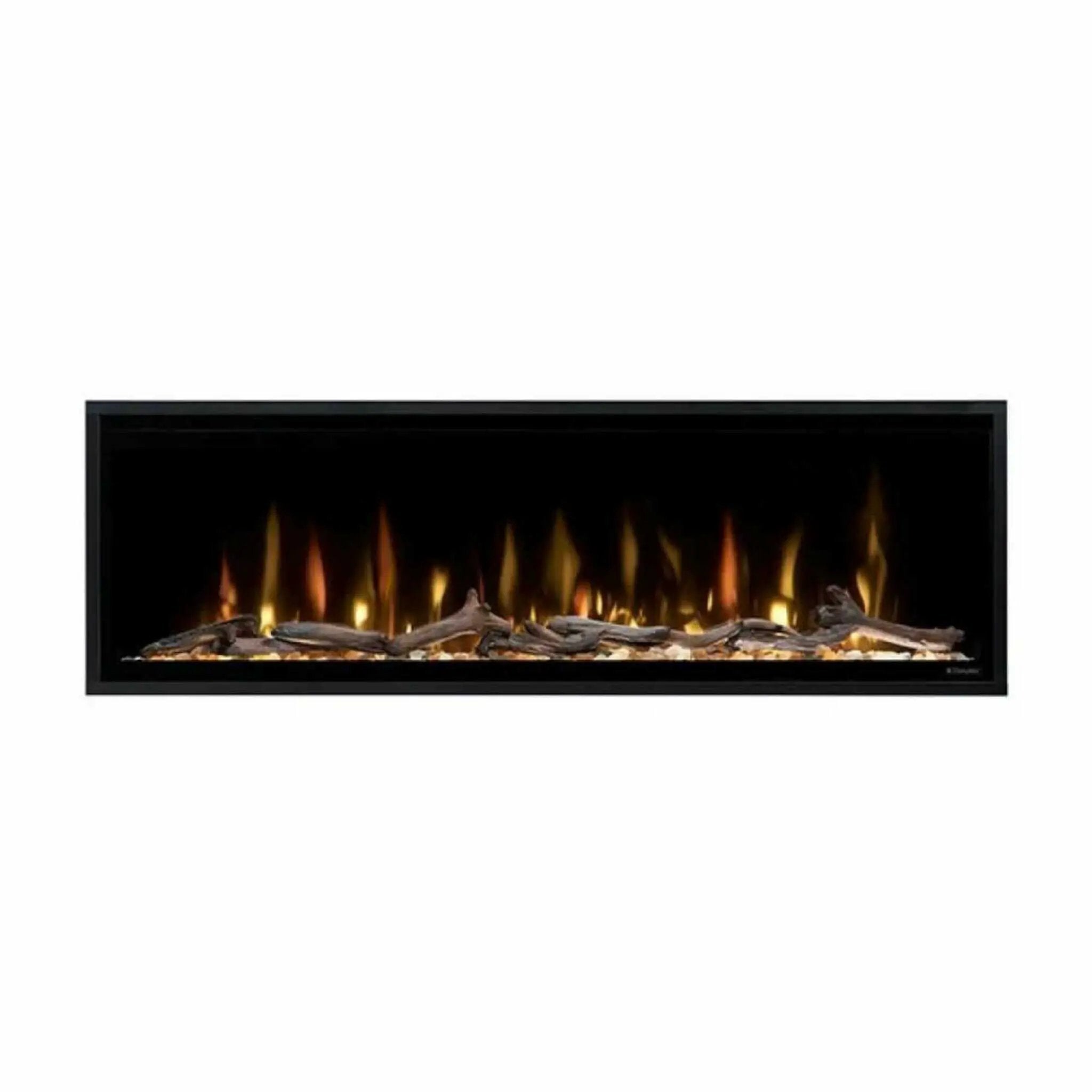 Dimplex Ignite Evolve Built-In Frosted Tumbled Glass Linear Electric Fireplace With Heat Boost System & Trim Kit (SAK59214) by SAKSBY WHOLESALE