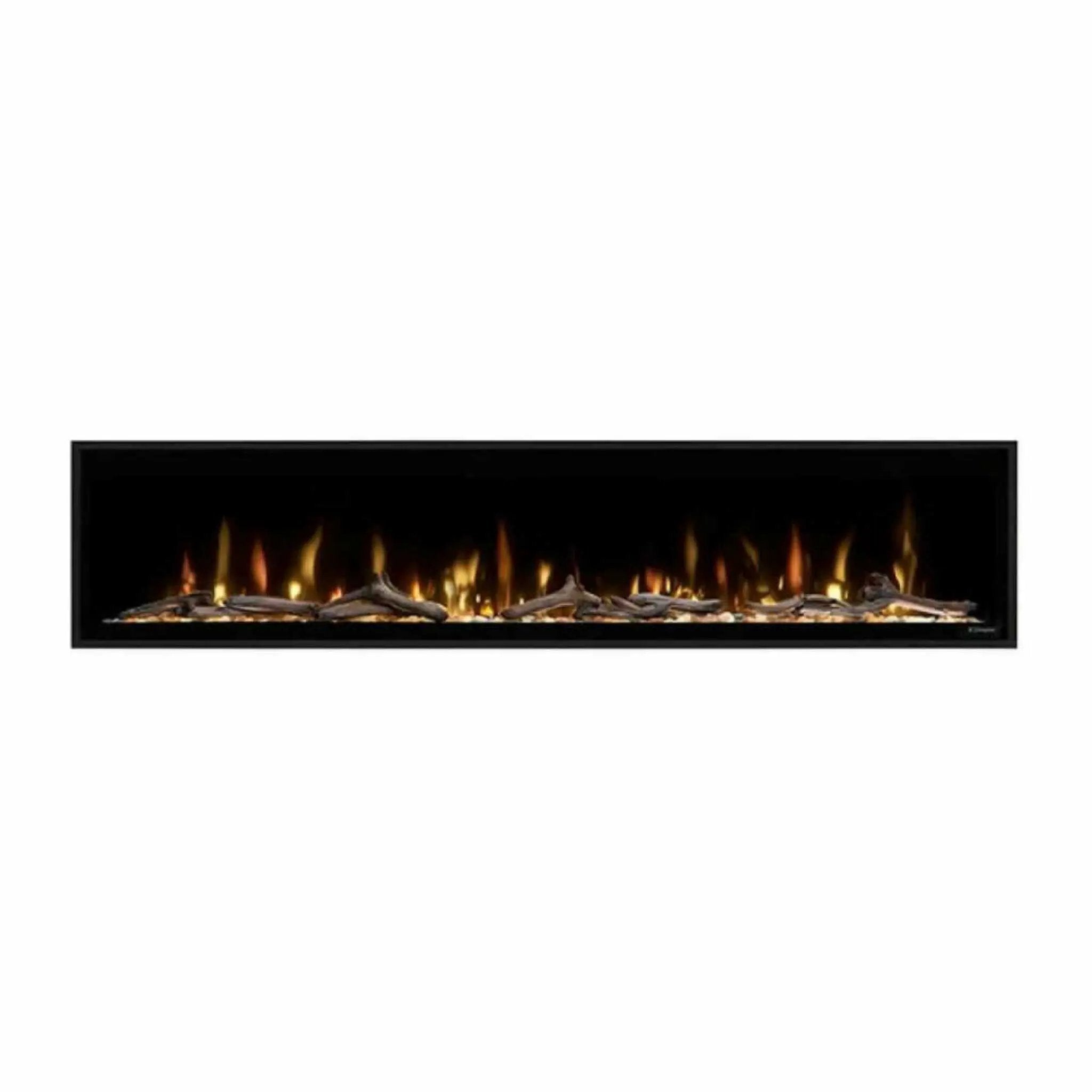 Dimplex Ignite Evolve Built-In Frosted Tumbled Glass Linear Electric Fireplace With Heat Boost System & Trim Kit (SAK59214) by SAKSBY WHOLESALE