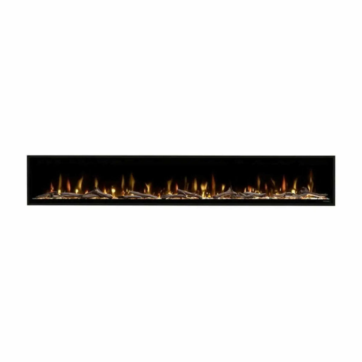 Dimplex Ignite Evolve Built-In Frosted Tumbled Glass Linear Electric Fireplace With Heat Boost System & Trim Kit (SAK59214) by SAKSBY WHOLESALE
