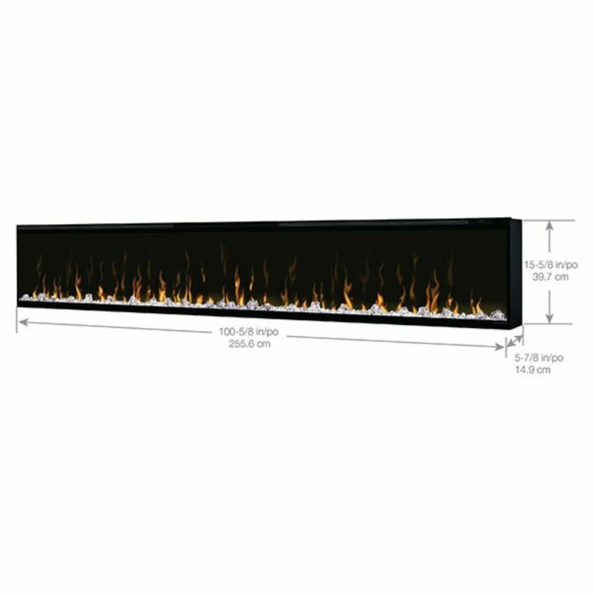 Dimplex IgniteXL 100-Inch Built-In Linear Electric Fireplace [XLF100] (SAK28479) by SAKSBY WHOLESALE