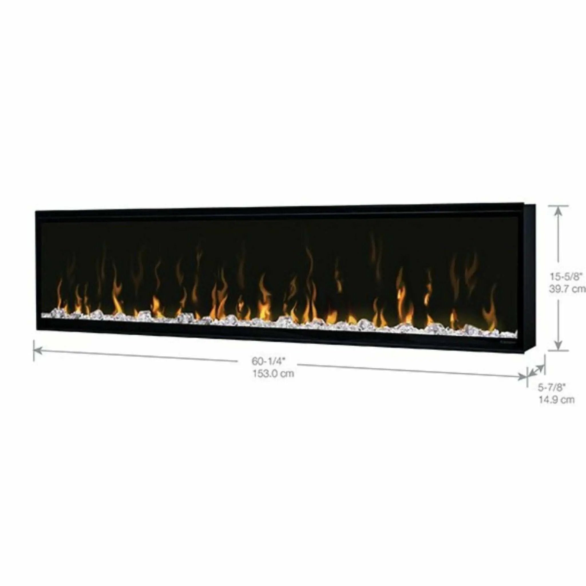 Dimplex IgniteXL 60-Inch Linear Fireplace Electric W/ Heat Boost & Multi Function Remote [XLF60] (SAK78902) by SAKSBY WHOLESALE