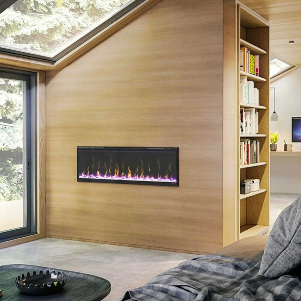 Dimplex IgniteXL 100-Inch Built-In Linear Electric Fireplace [XLF100] (SAK28479) by SAKSBY WHOLESALE