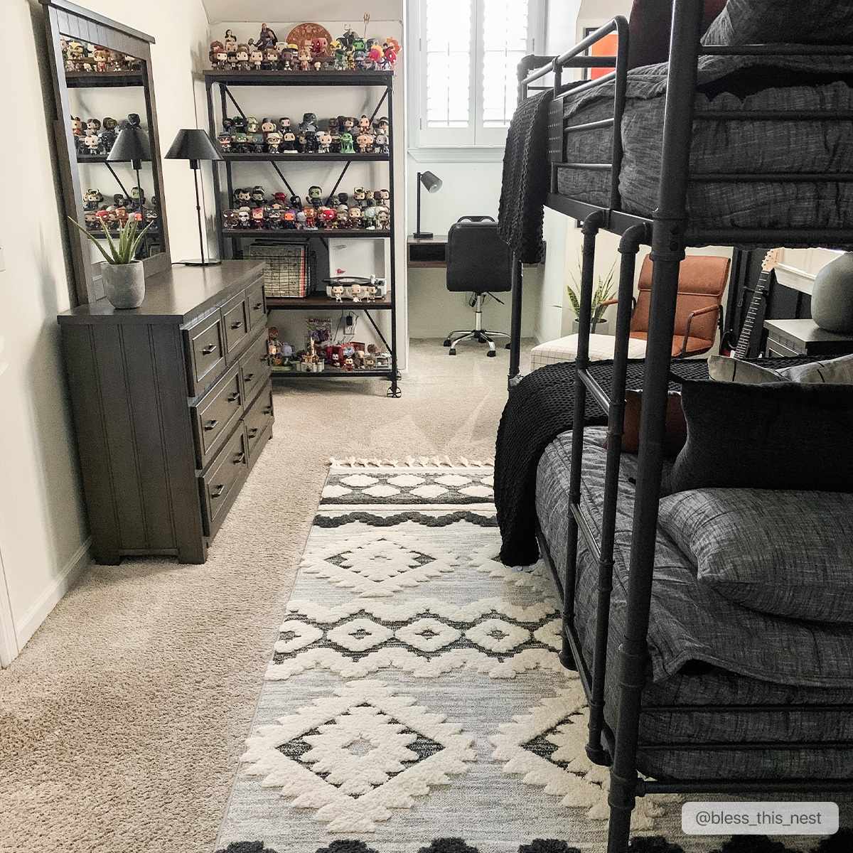 Dinganen High/Low Pile Area Rug - Clearance by Boutique Rugs