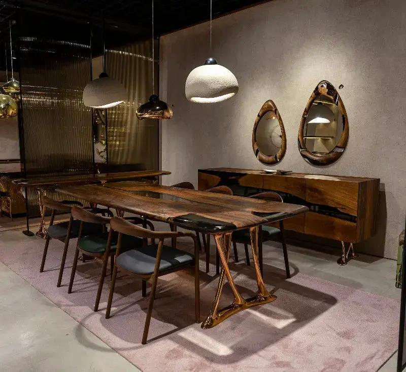Custom Epoxy Resin Dining Room Table | Osso Dining Table, photo 10 of 20