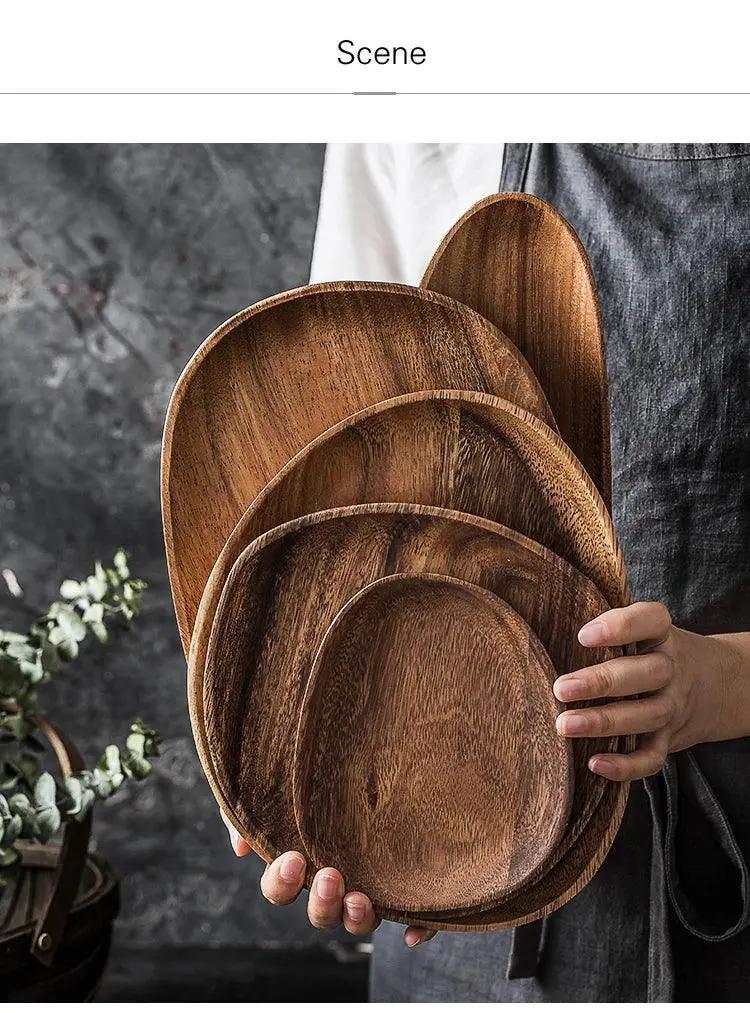 Dinner Plate - Handmade Wood Round by House Of Avana