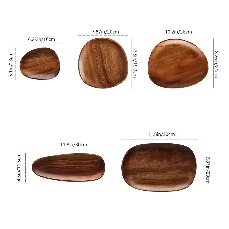 Dinner Plate - Handmade Wood Round by House Of Avana