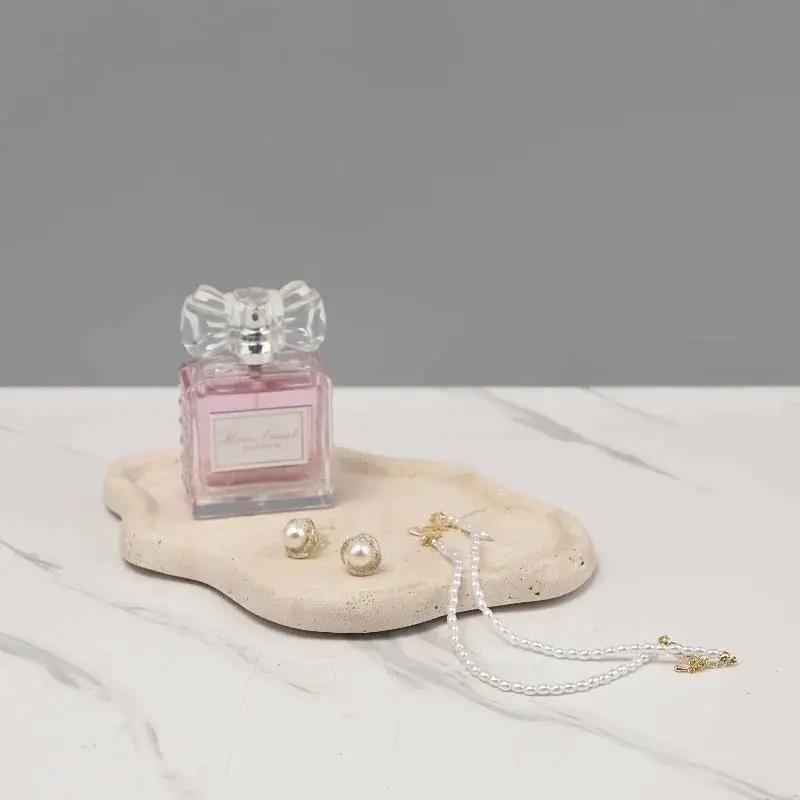 Display Tray - Cloud Marble Small by House Of Avana