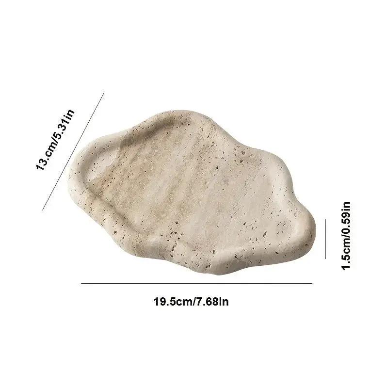 Display Tray - Cloud Marble Small by House Of Avana