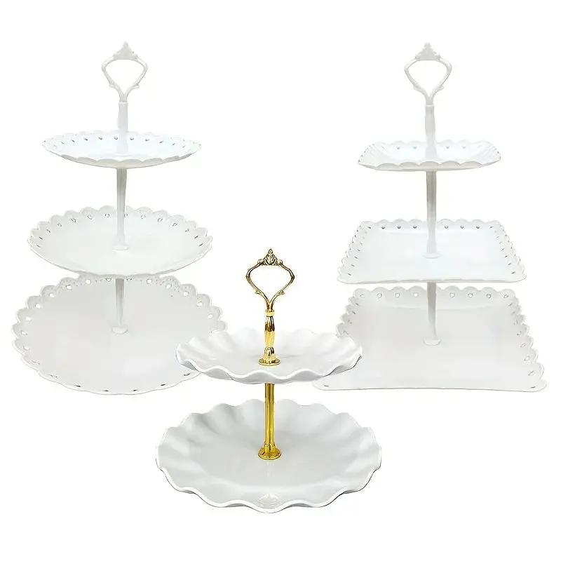 Display Tray - Multi-Layer Plastic Wave Edge by House Of Avana