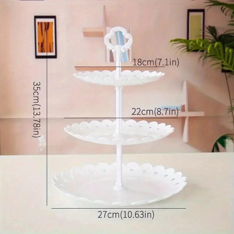 Display Tray - Multi-Layer Plastic Wave Edge by House Of Avana