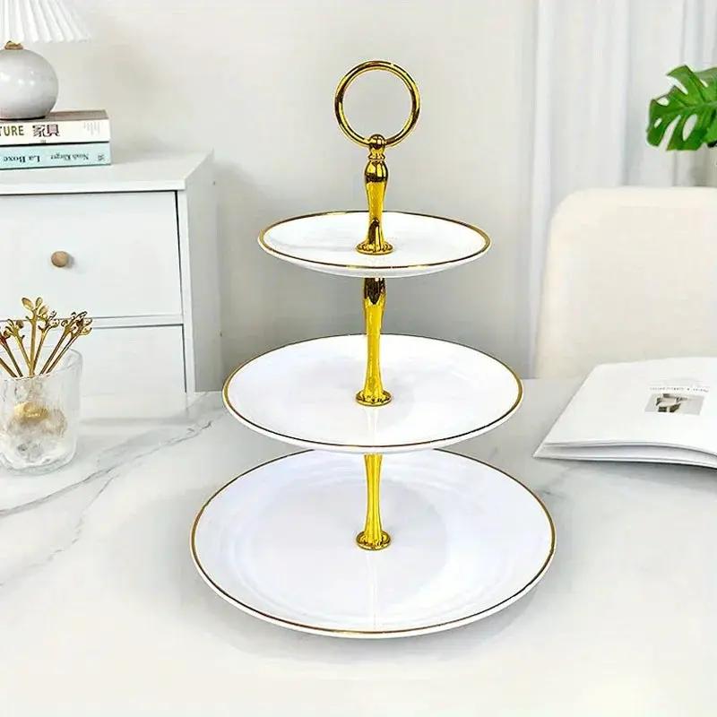 Display Tray - Multi-Layer Plastic Wave Edge by House Of Avana
