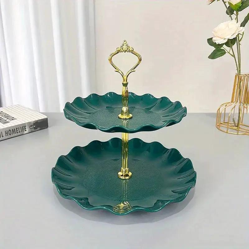 Display Tray - Multi-Layer Plastic Wave Edge by House Of Avana