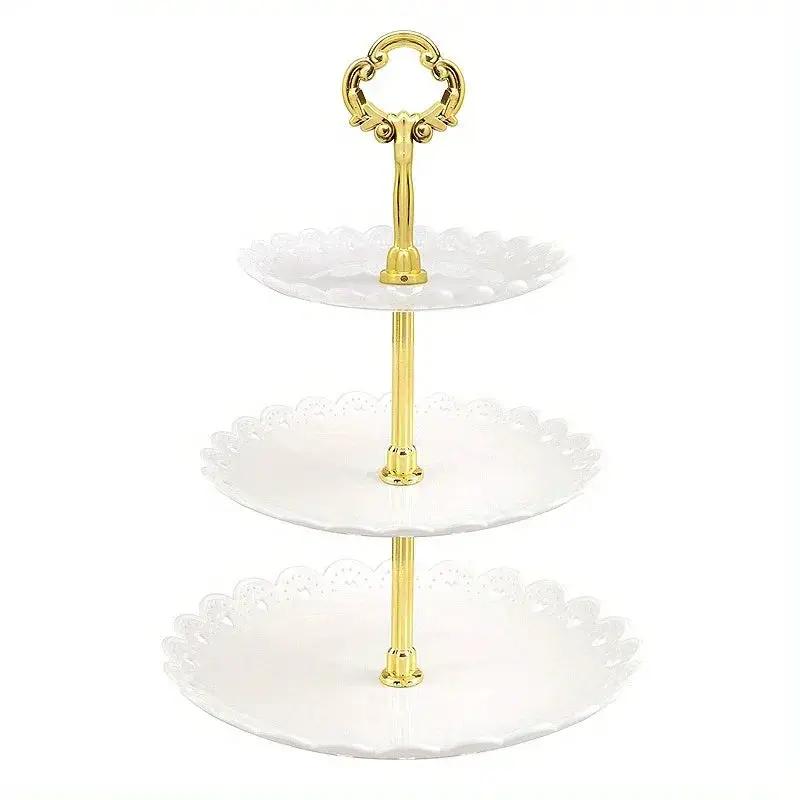 Display Tray - Multi-Layer Plastic Wave Edge by House Of Avana