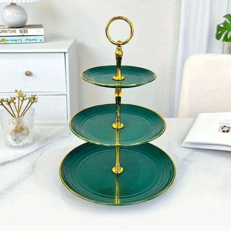 Display Tray - Multi-Layer Plastic Wave Edge by House Of Avana