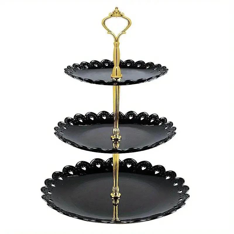 Display Tray - Multi-Layer Plastic Wave Edge by House Of Avana