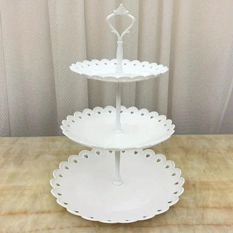 Display Tray - Multi-Layer Plastic Wave Edge by House Of Avana